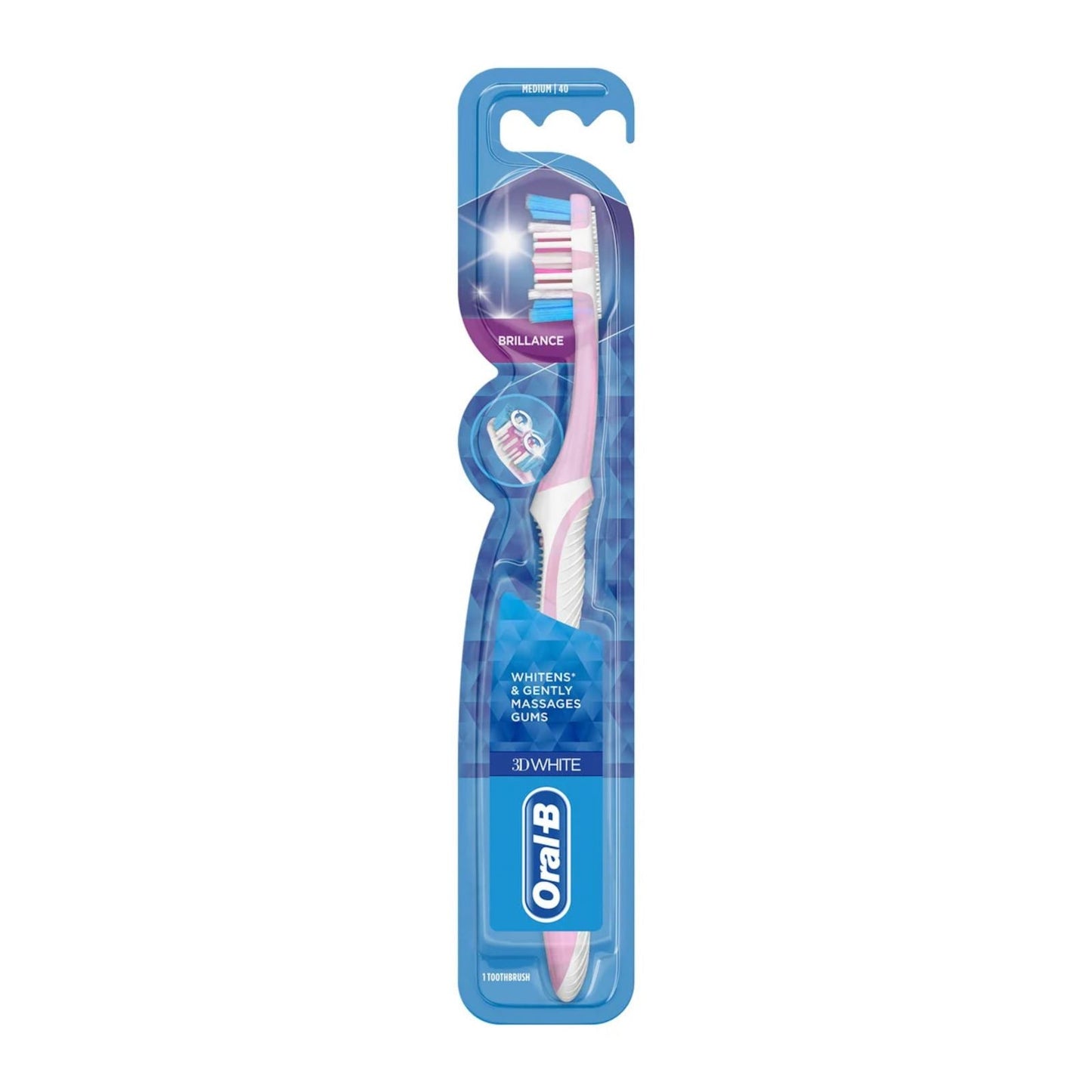 Oral-B 3DWhite Brilliance Medium Manual Toothbrush