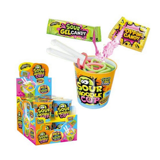 Johny Bee Sour Noodle Cup 65g (Box of 12)