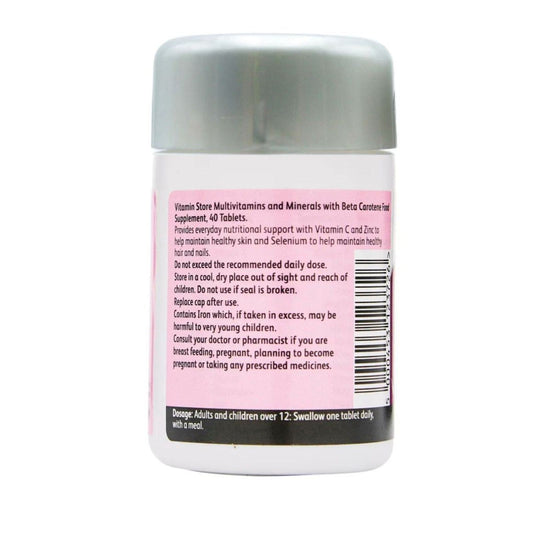 Vitamin Store Skin, Hair & Nails Tablets 40's