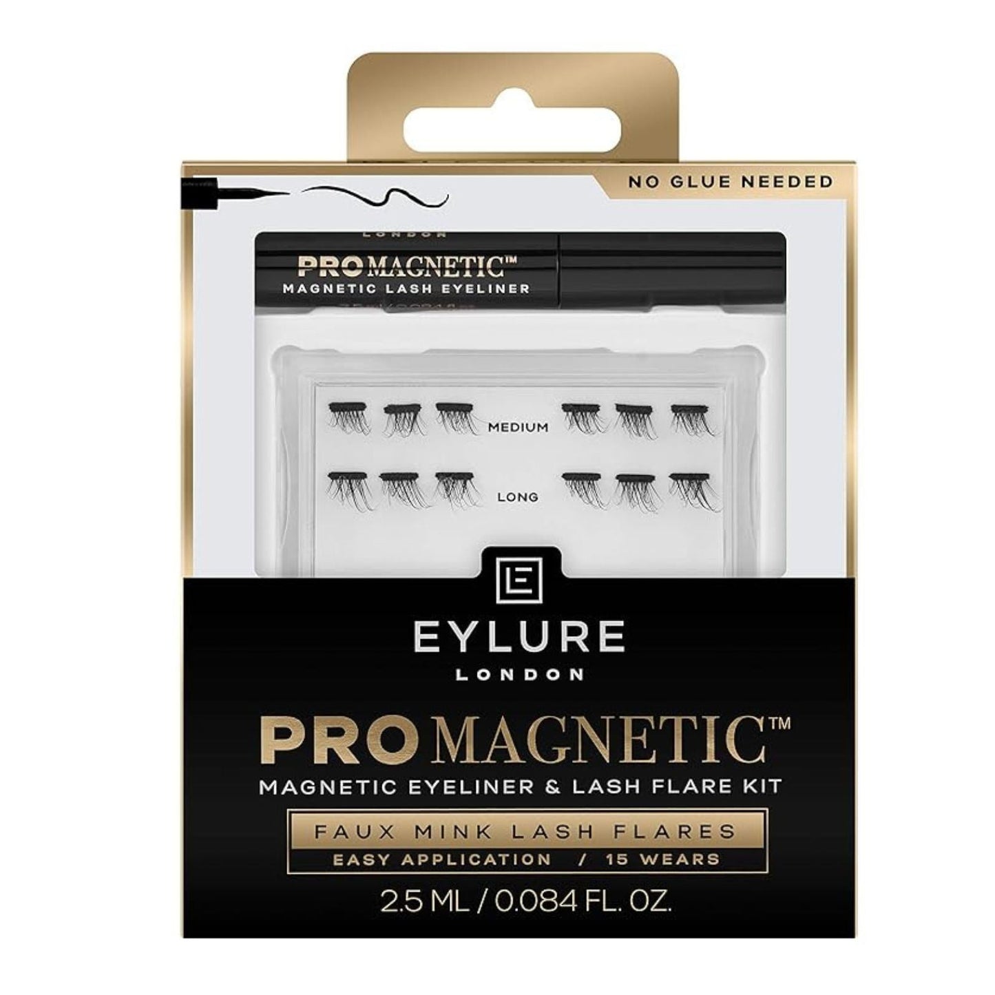 EYLURE PROMAGNETIC EYELINER AND FALSE LASHES KIT MEDIUM AND LONG