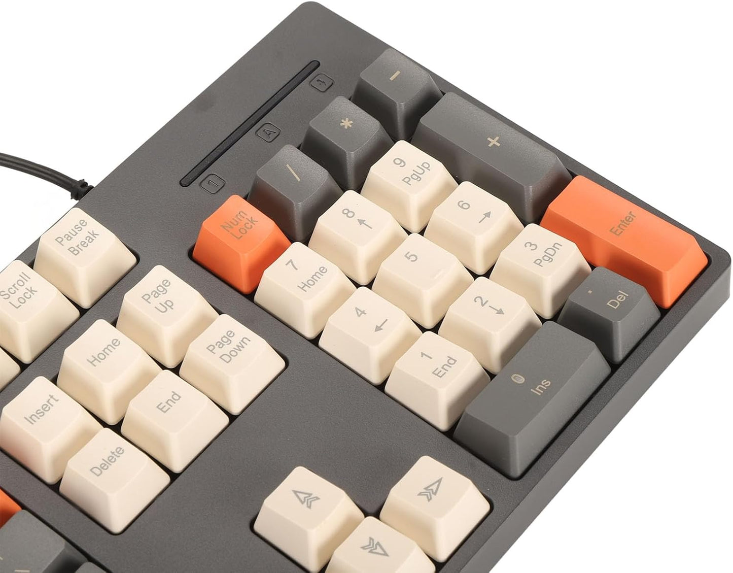 Elprico Wired Keyboard, Multimedia USB, Foldable Stands, USB Plug and Play, Office & Gaming, XP 7 8 10 11, OS X (Grey)