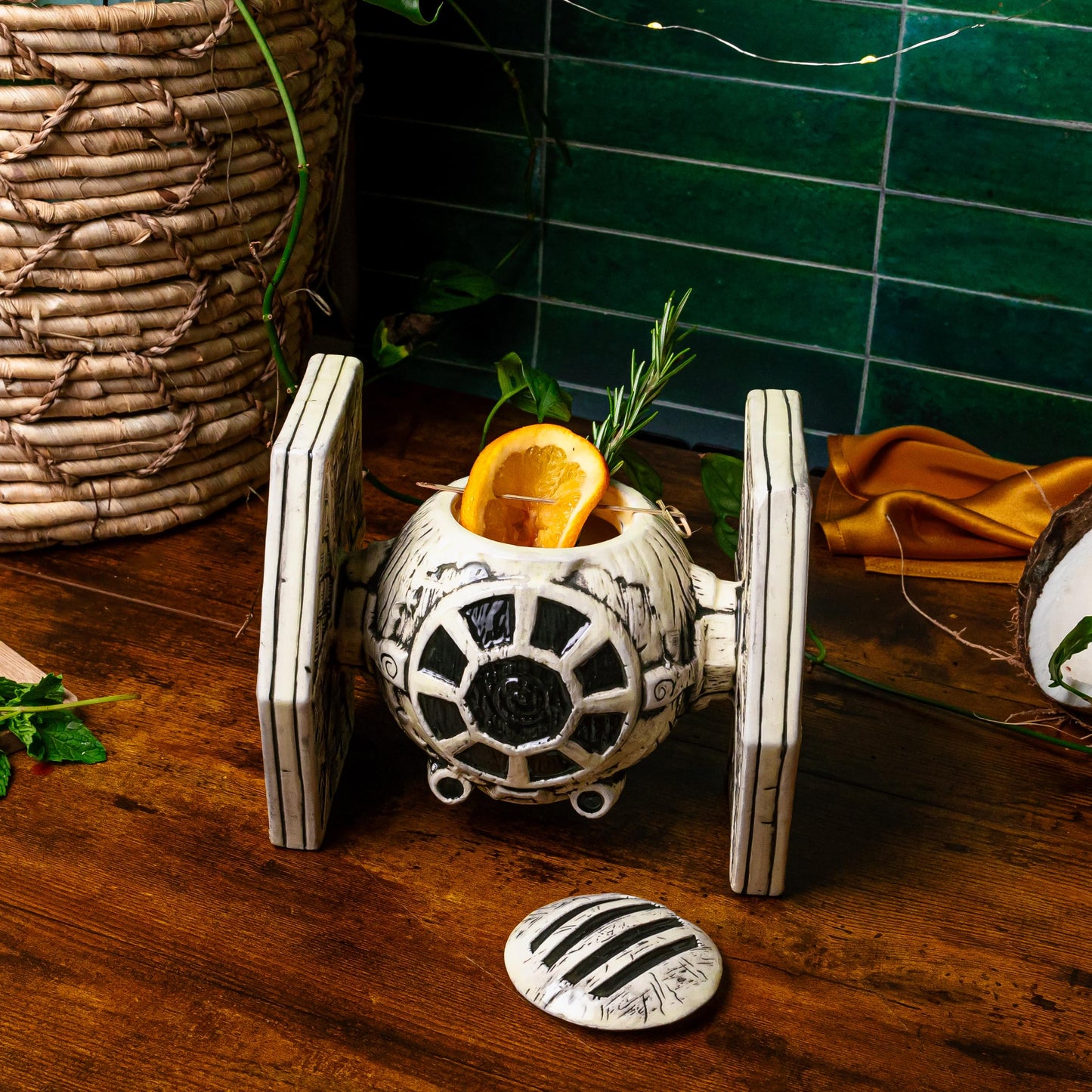 Geeki Tikis Star Wars TIE Fighter 24 Ounce Lidded Mug