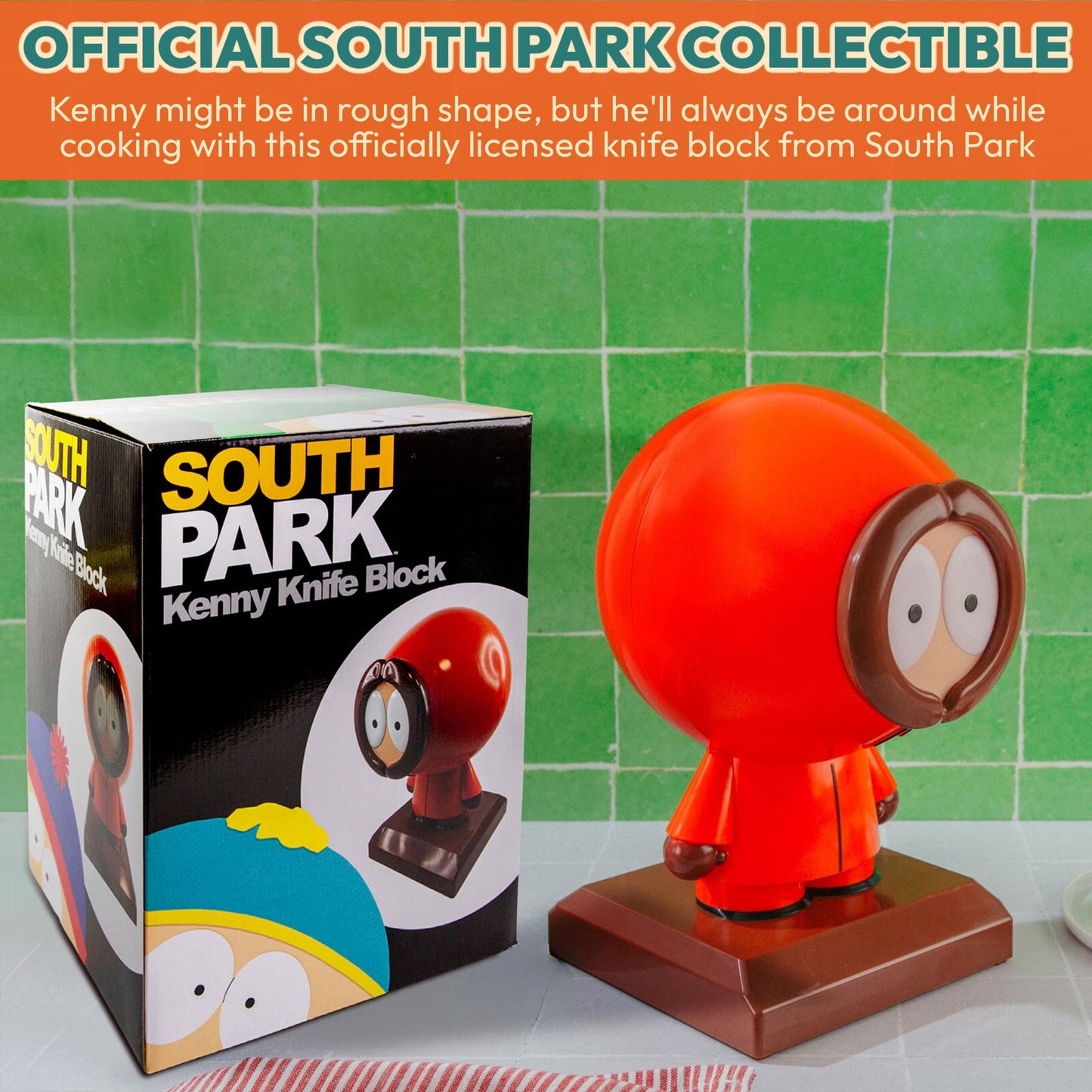 South Park Kenny 10-Slot Knife Block Holder