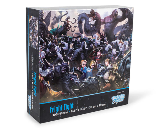 Fright Fight Horror Movie Villain Inspired 1000 Piece Jigsaw Puzzle