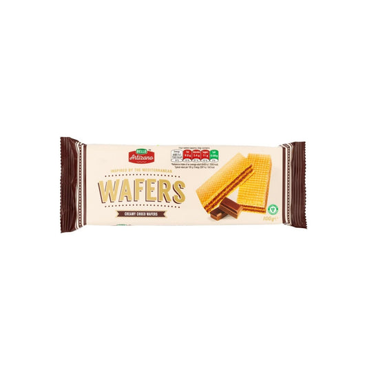 Bello Artizano Cream Wafers Creamy Choco 100g (Box of 20)