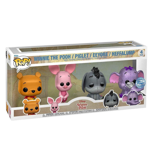 Funko POP! Disney Winnie The Pooh Figures, Pack of 4