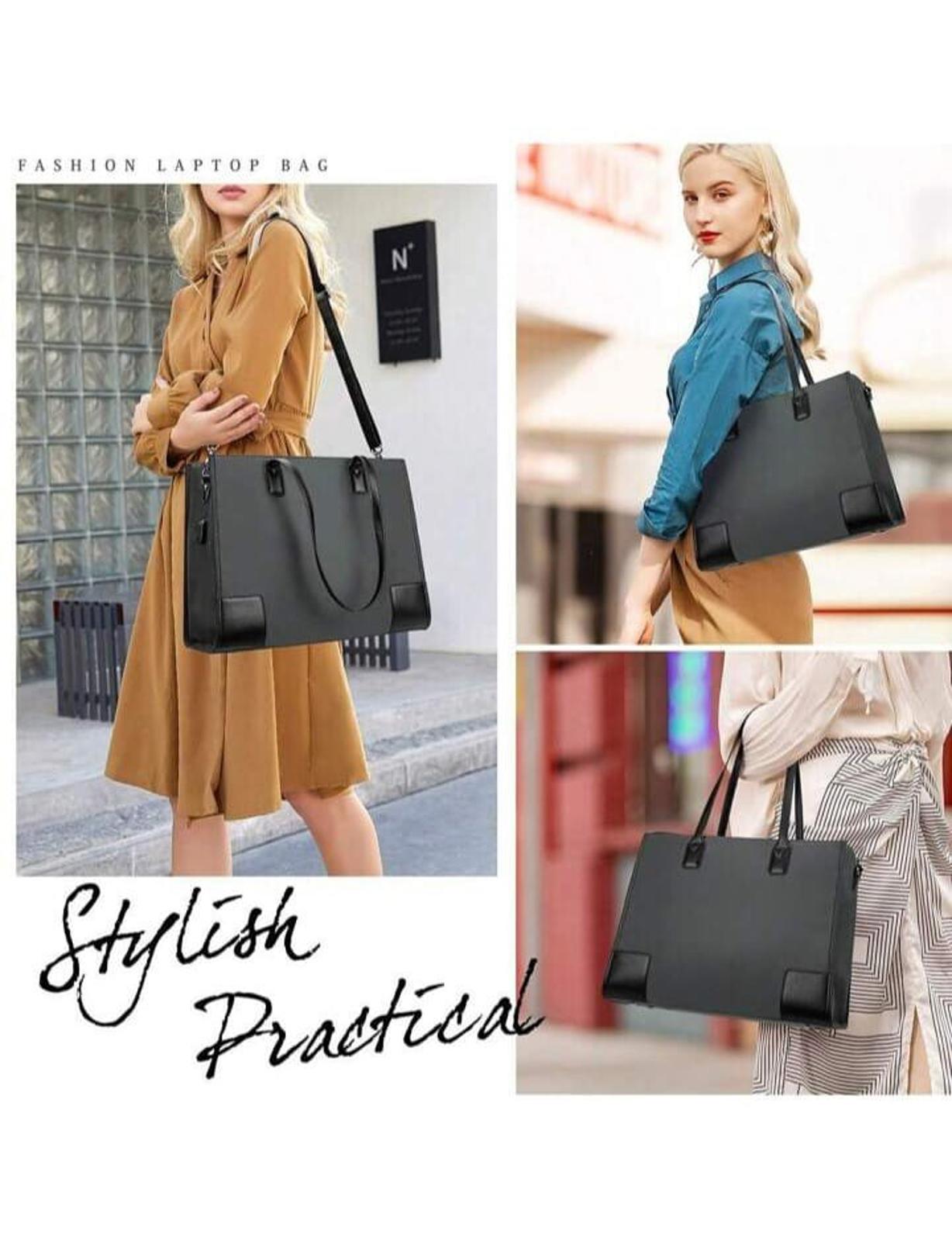 NUBILY - Designer Laptop Bags For Women - 15.6 Inch Large Waterproof Bag, New.