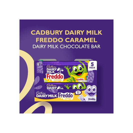 Cadbury Dairy Milk Freddo Caramel Chocolate Bar 5Pack