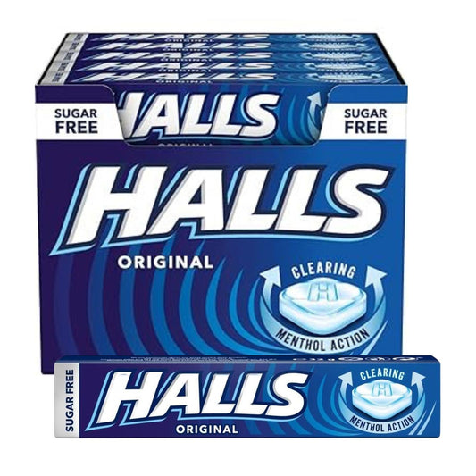 Halls Menthol Original Sugar Free Sweet (Box of 20)