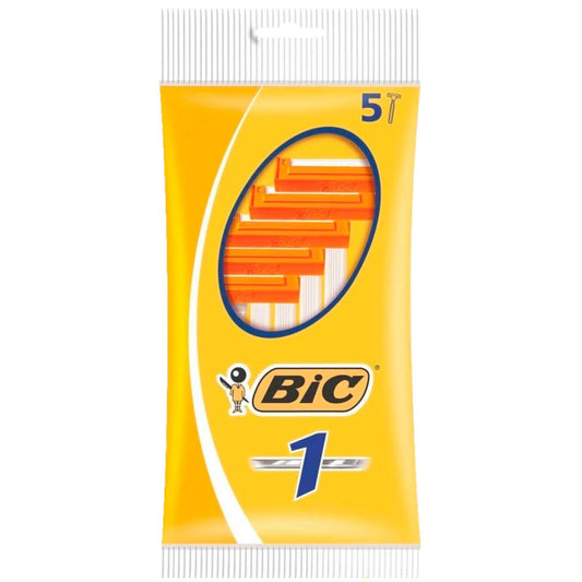 BIC 1 Classic Razors, 5 Count