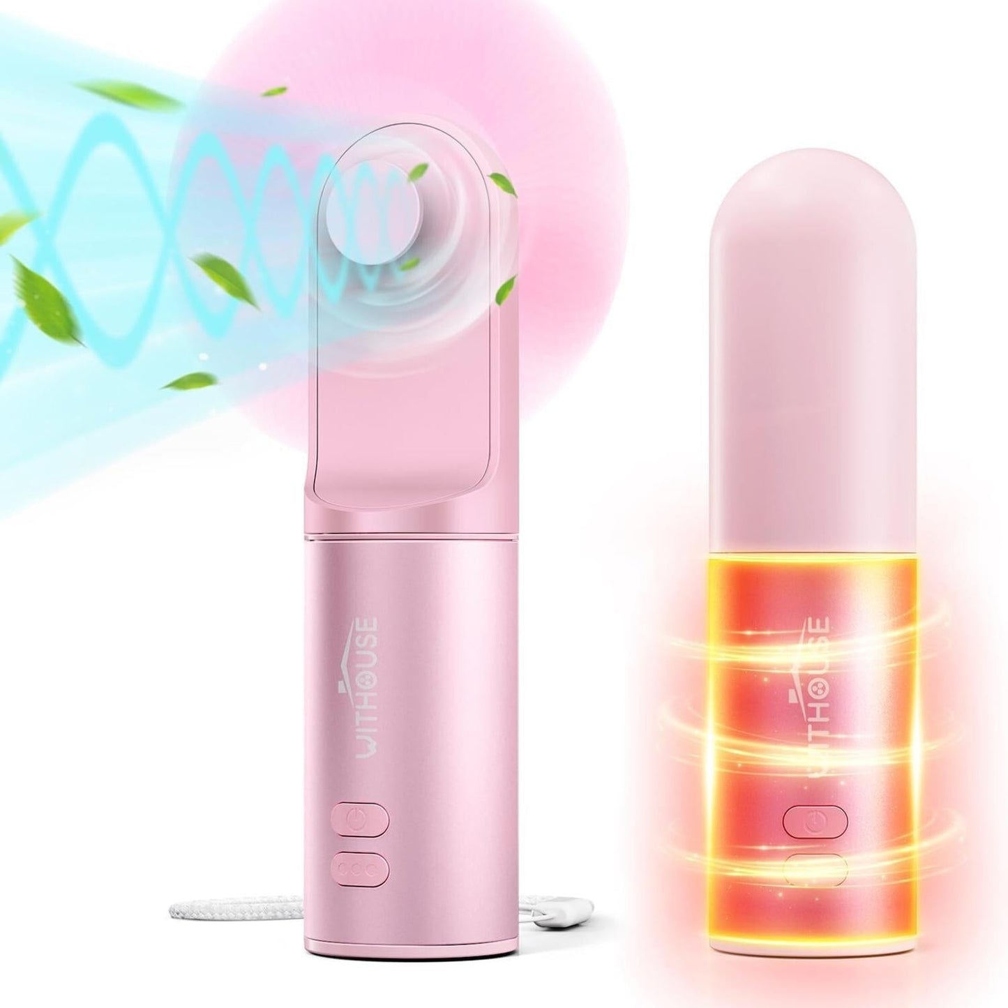 Hand Warmers Rechargeable Portable Handheld Desk Fan Power Bank torch