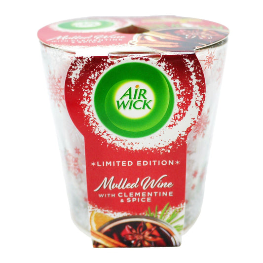 Air Wick Candle Air Freshener, Mulled Wine Scent, 105g