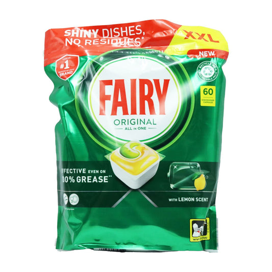 Fairy All in One Dishwasher Capsules 60 Pack