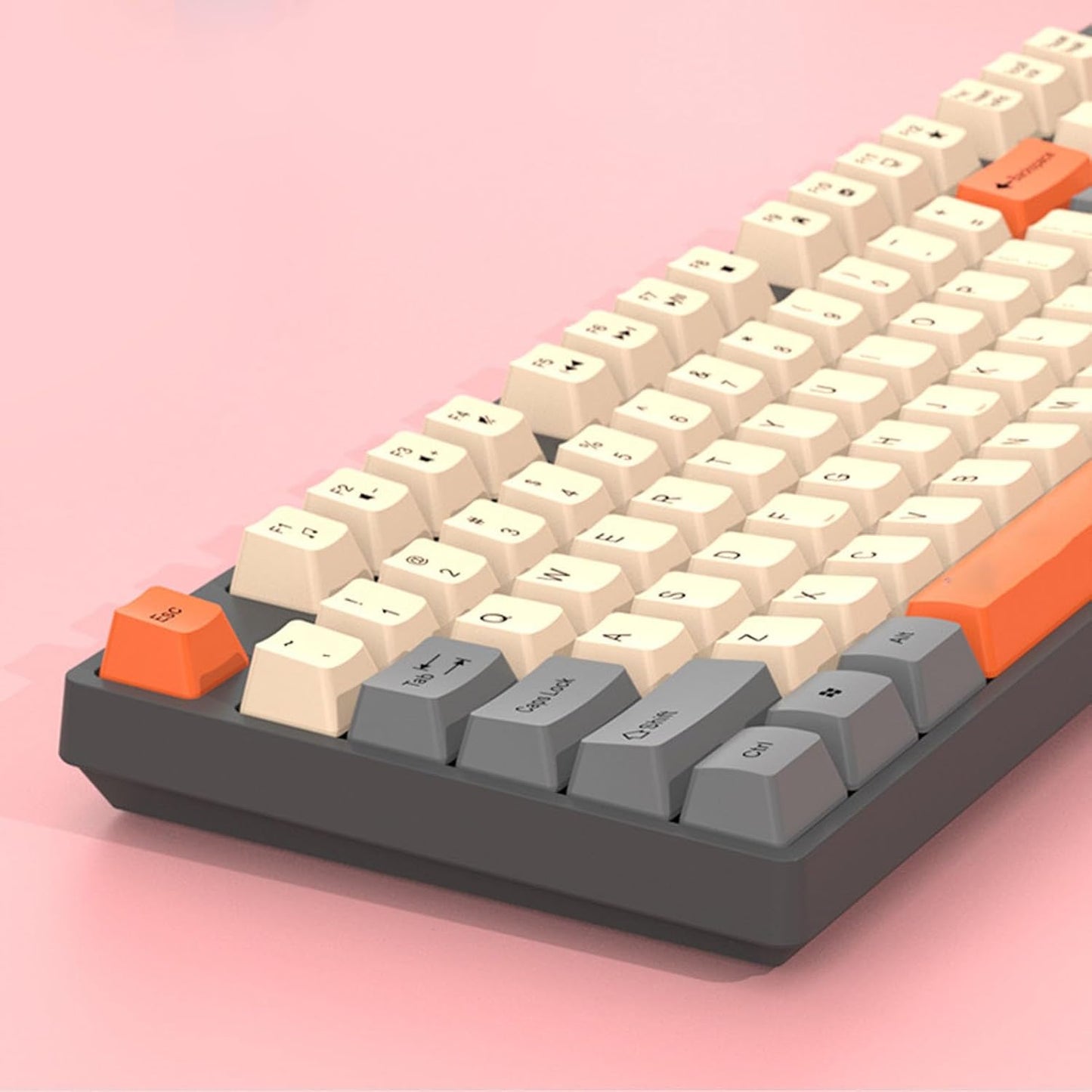 Elprico Wired Keyboard, Multimedia USB, Foldable Stands, USB Plug and Play, Office & Gaming, XP 7 8 10 11, OS X (Grey)