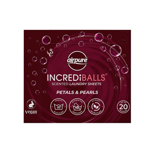 Airpure Incrediballs Petals & Pearls Scented Laundry Sheets 20's