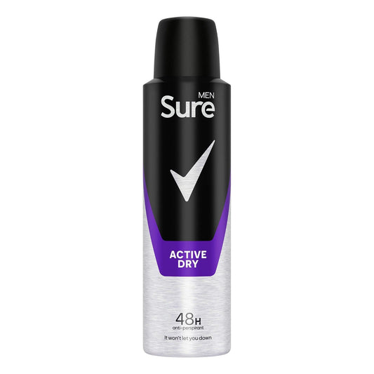 Sure Men Active Dry Antiperspirant Deodorant 150ml