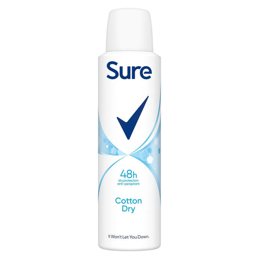 Sure Women Cotton Dry Antiperspirant Deodorant for women 150ml