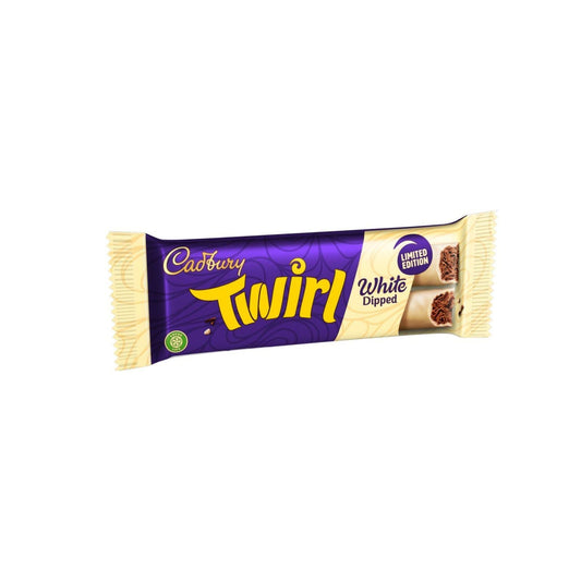 Cadbury White dipped Twirl Bars 43g (Box of 48)