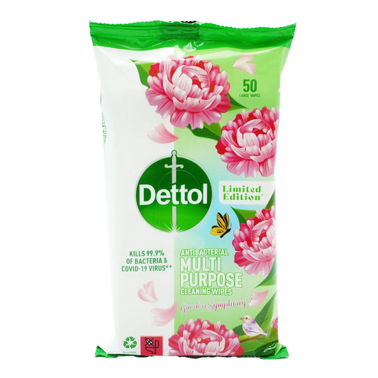 Dettol Multipurpose Wipes Garden Symphony 50's