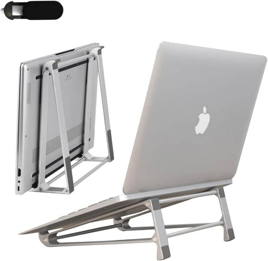 2 In 1 Laptop stand Riser Vertical Storage Aluminium and Ergonomically Designed