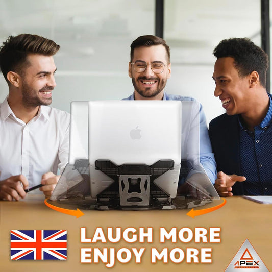 Premium Laptop Stand Phone Holder - 360°Adjustable macbook 13" - 17"