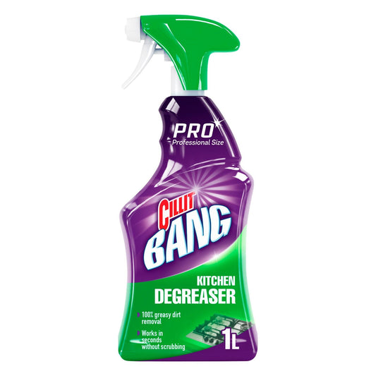 Cillit Bang Professional Degreaser Spray, Powerful Kitchen Cleaner 1 Litre