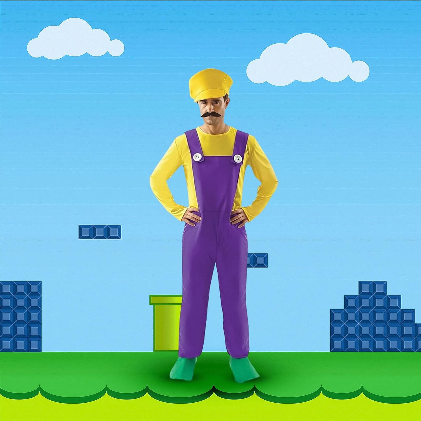 Bad Plumber Men's Costume