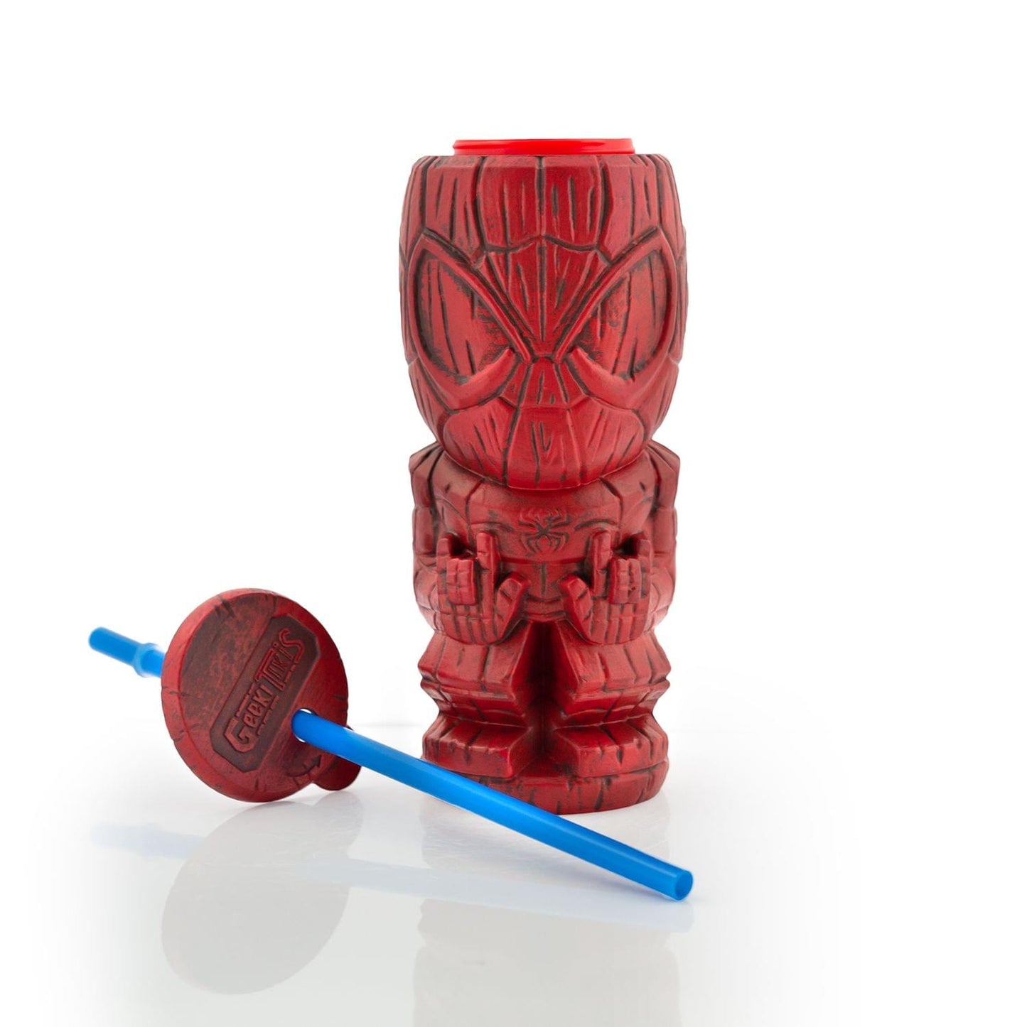 Geeki Tikis Marvel Spider-Man Tumbler | Tiki Style Cup | Holds 21 Ounces