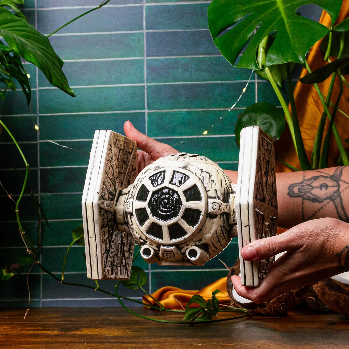 Geeki Tikis Star Wars TIE Fighter 24 Ounce Lidded Mug