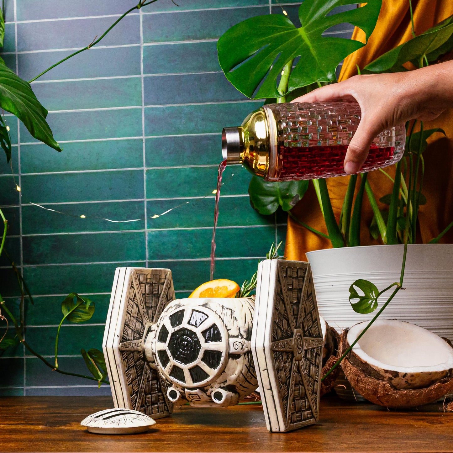 Geeki Tikis Star Wars TIE Fighter 24 Ounce Lidded Mug