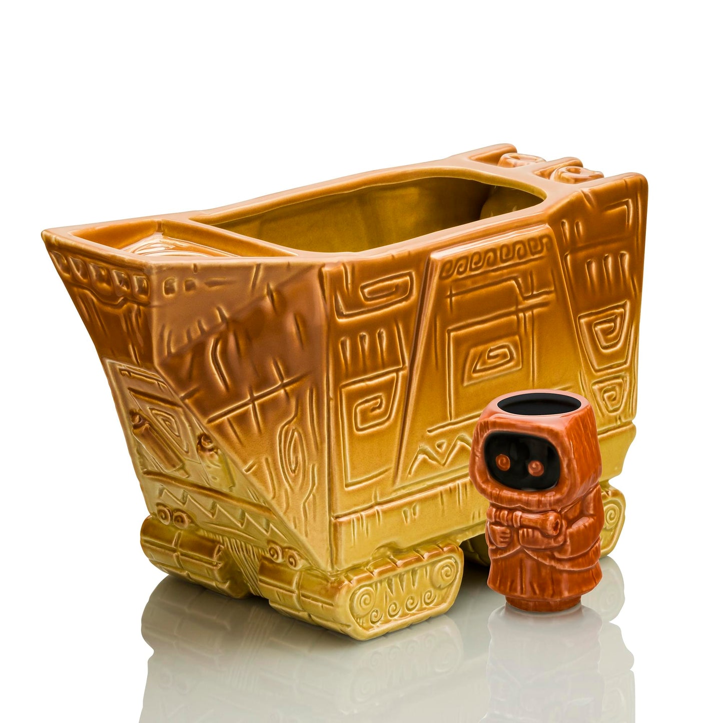 Geeki Tikis Star Wars Sandcrawler Punch Bowl Set With Jawa Mini Muglet