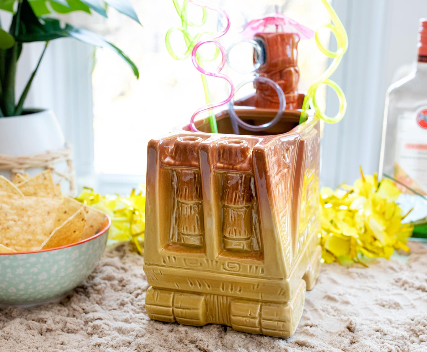 Geeki Tikis Star Wars Sandcrawler Punch Bowl Set With Jawa Mini Muglet