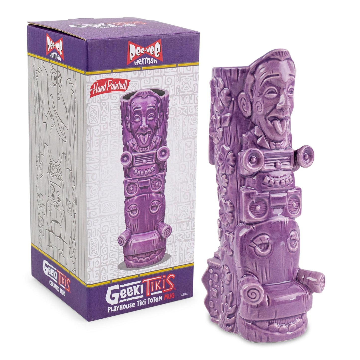 Geeki Tikis Pee-Wee's Playhouse Totem Ceramic Mug | Holds 22 Ounces