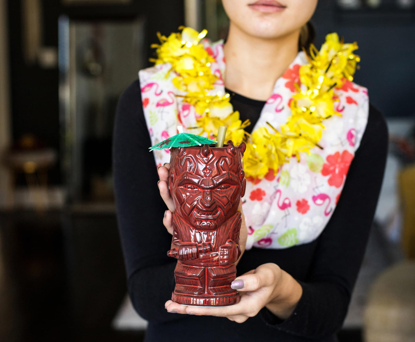 Geeki Tikis Star Wars Darth Maul Ceramic Mug | Holds 16 Ounces