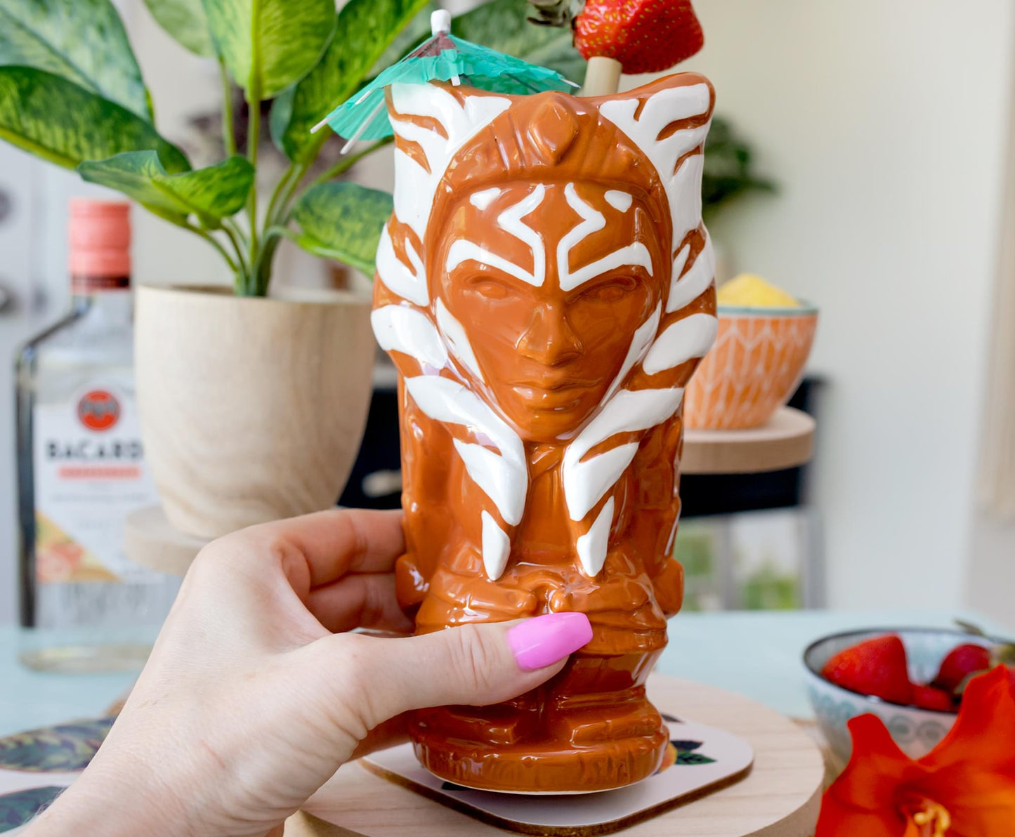 Geeki Tikis Star Wars: The Mandalorian Ahsoka Tano Ceramic Mug | Holds 18 Ounces