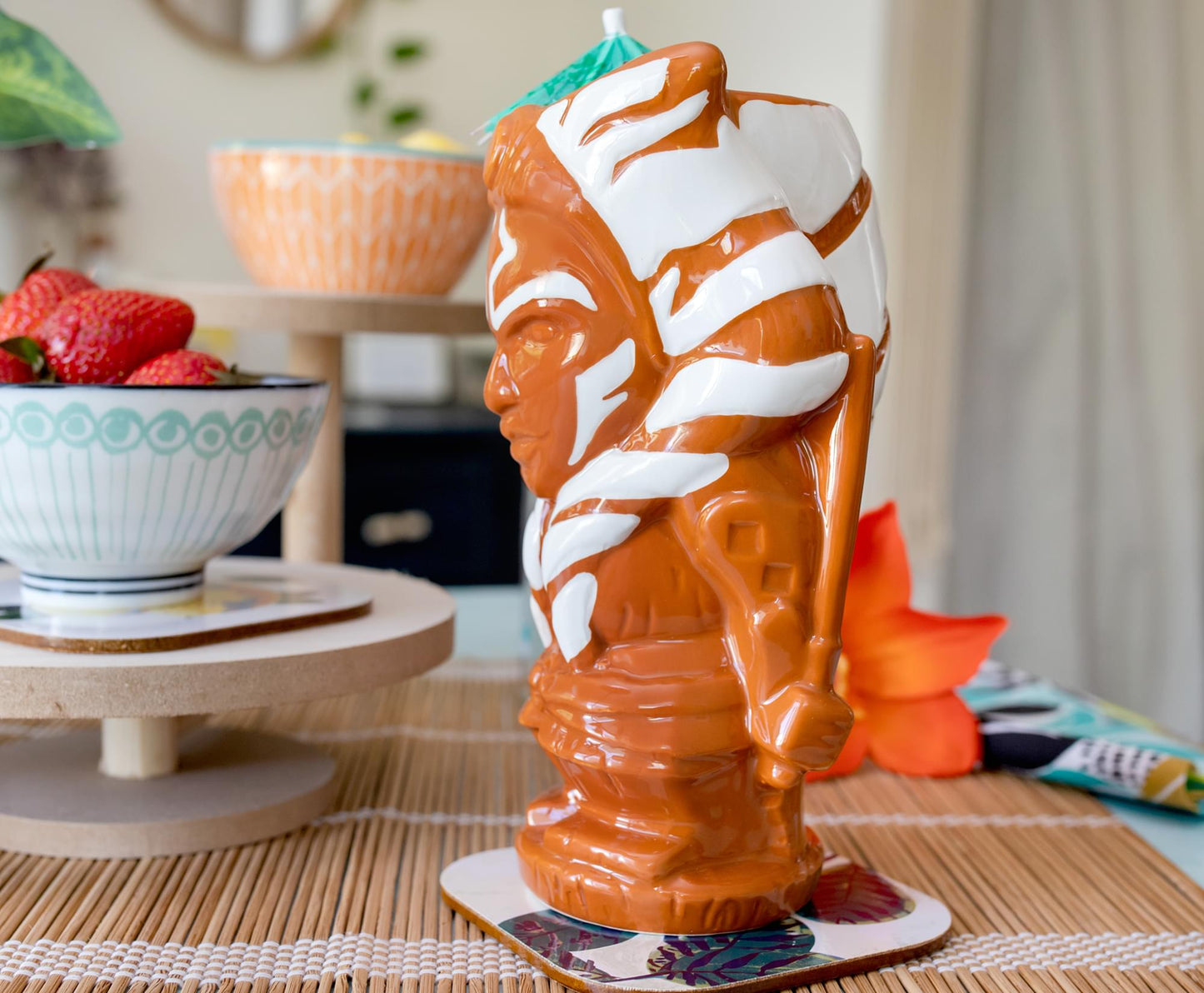 Geeki Tikis Star Wars: The Mandalorian Ahsoka Tano Ceramic Mug | Holds 18 Ounces