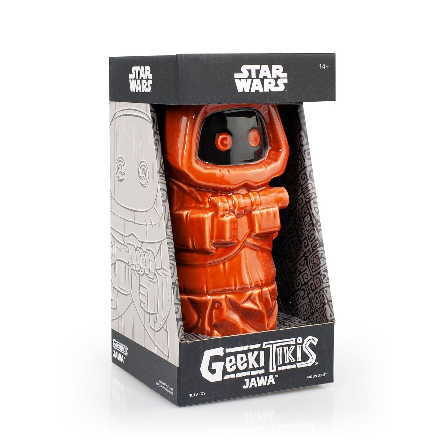 Geeki Tikis Star Wars Jawa Mug | Crafted Ceramic | Holds 14 Ounces