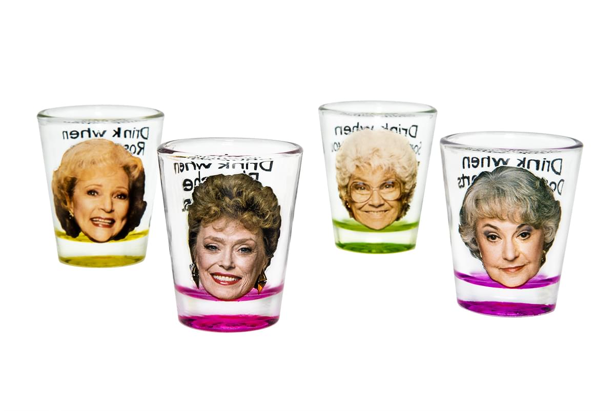 Golden Girls Shot Glasses Set of 4
