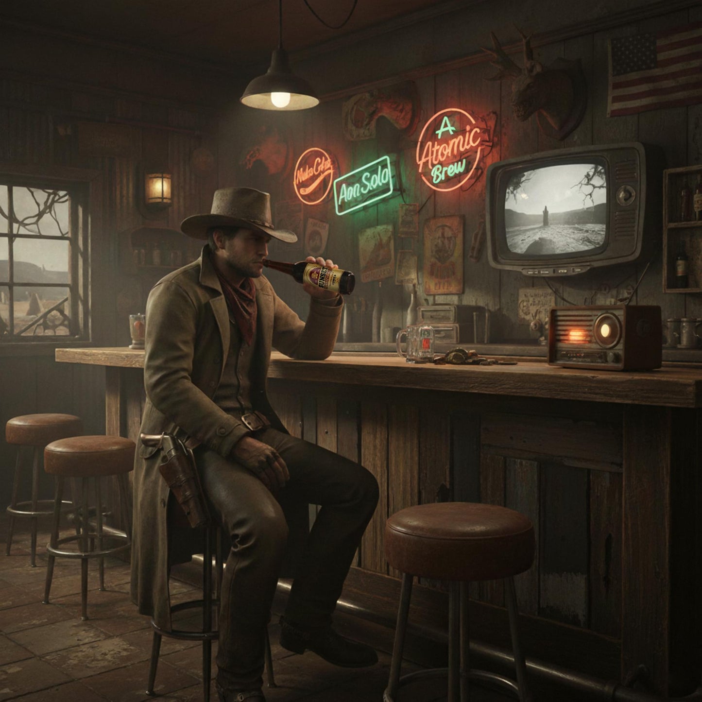 Fallout Sunset Sarsaparilla 12oz Jones Soda | 4 Pack