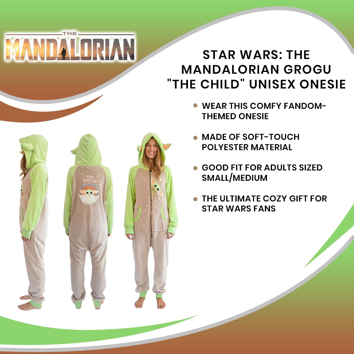 Star Wars: The Mandalorian, Grogu "The Child" Women's Onesie
