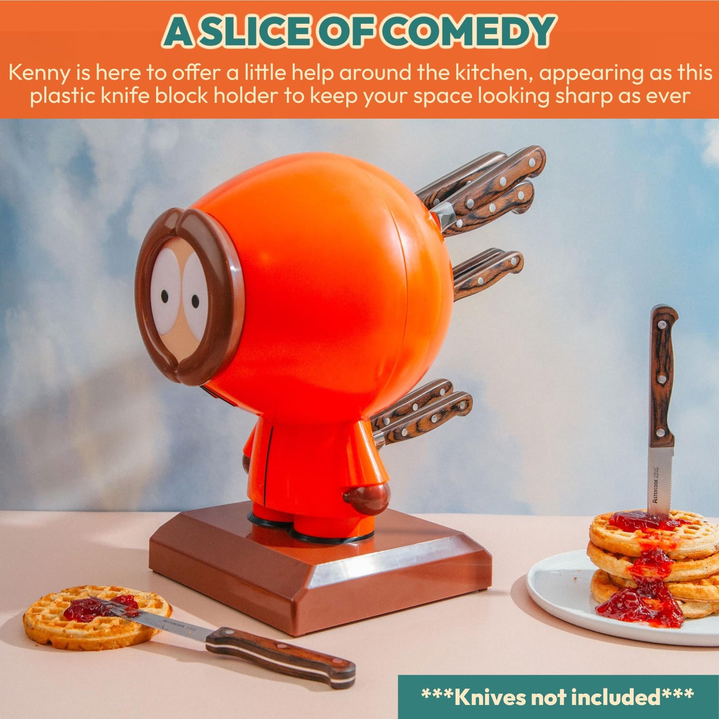 South Park Kenny 10-Slot Knife Block Holder