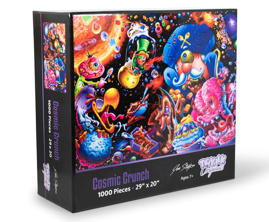 Cosmic Crunch Breakfast Cereal Puzzle By Joe Simko | 1000 Piece Jigsaw Puzzle