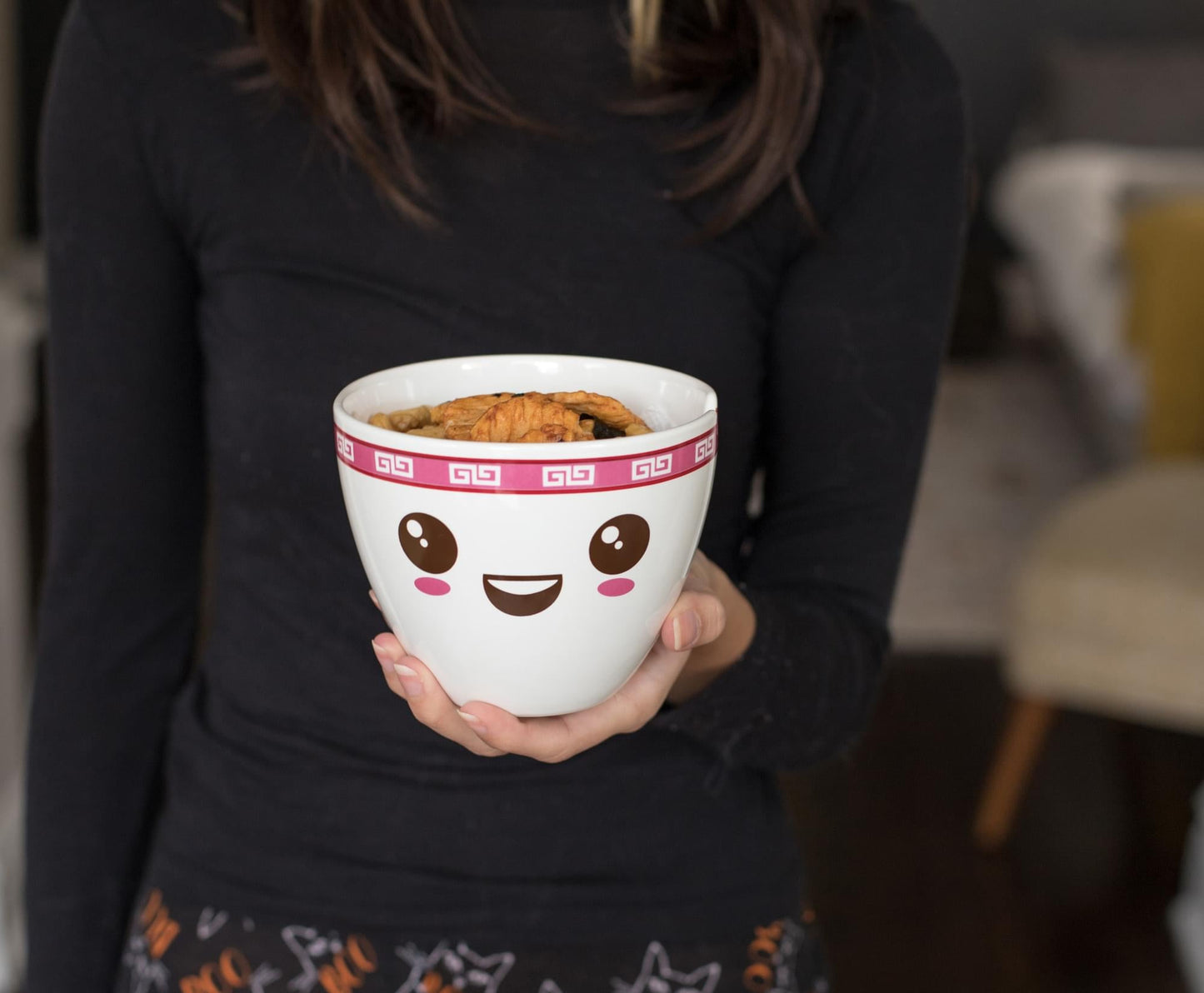 Miso Hungry Japanese Dinnerware Set | 16-Ounce Ramen Bowl and Chopsticks