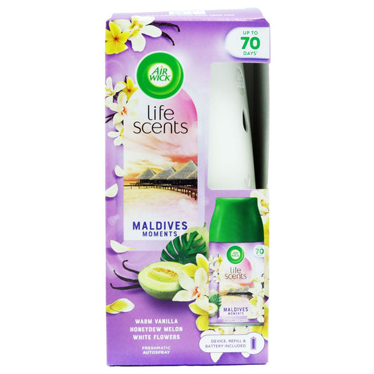 Air Wick Life Scents Freshmatic Autospray Complete Kit - Maldives Moments