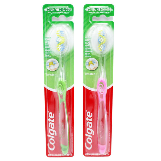 Colgate Twister Fresh Medium Manual Toothbrush