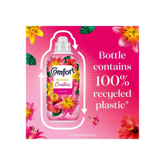 Comfort Fabric Conditioner Perfume Creations Tropical Lily, 26 W 780 ml