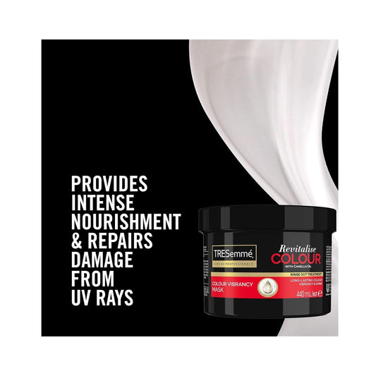 TRESemmé Revitalise Colour Colour Vibrancy Hair Mask with camellia oil for coloured hair 440ml