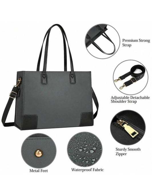 NUBILY - Designer Laptop Bags For Women - 15.6 Inch Large Waterproof Bag, New.