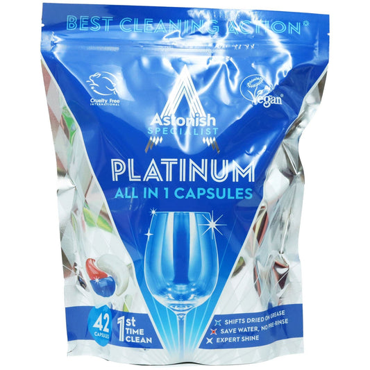 Astonish Dishwasher Capsules Specialist Premium 42 Pack