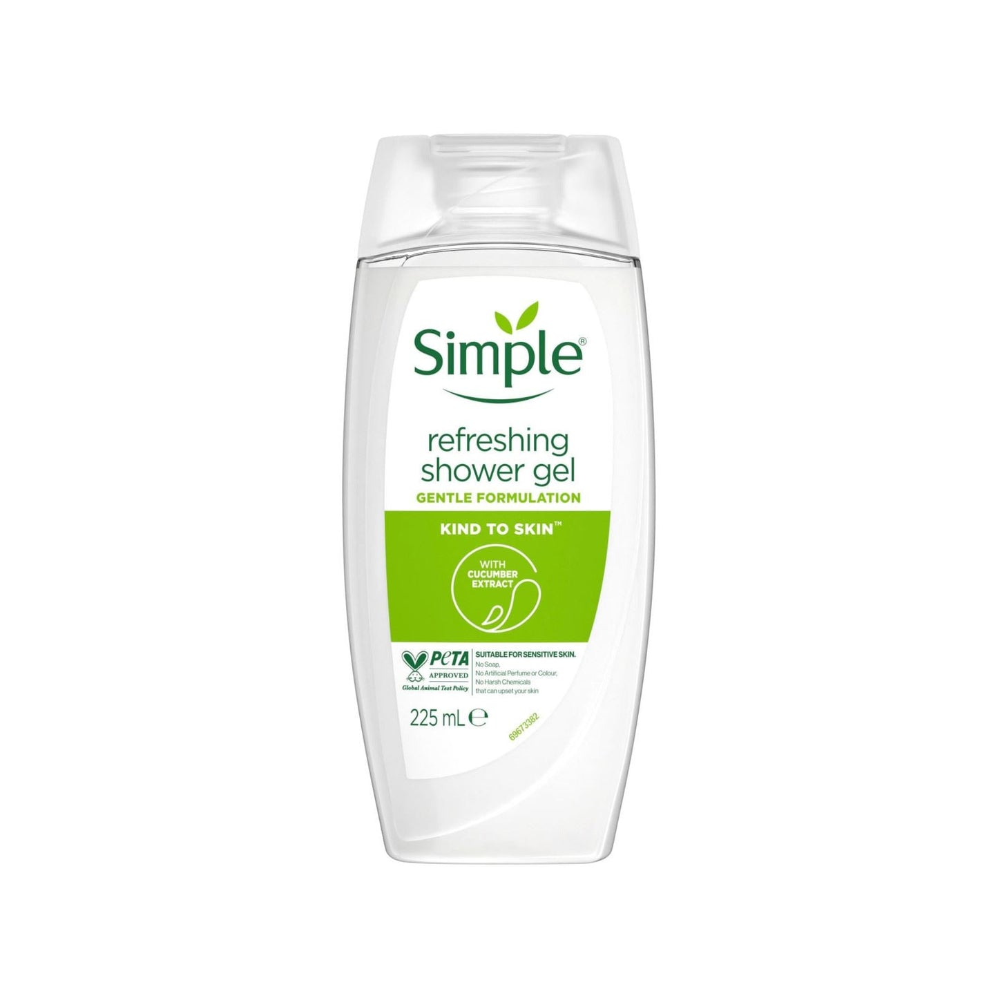 Simple Shower Gel Refreshing 225 ml